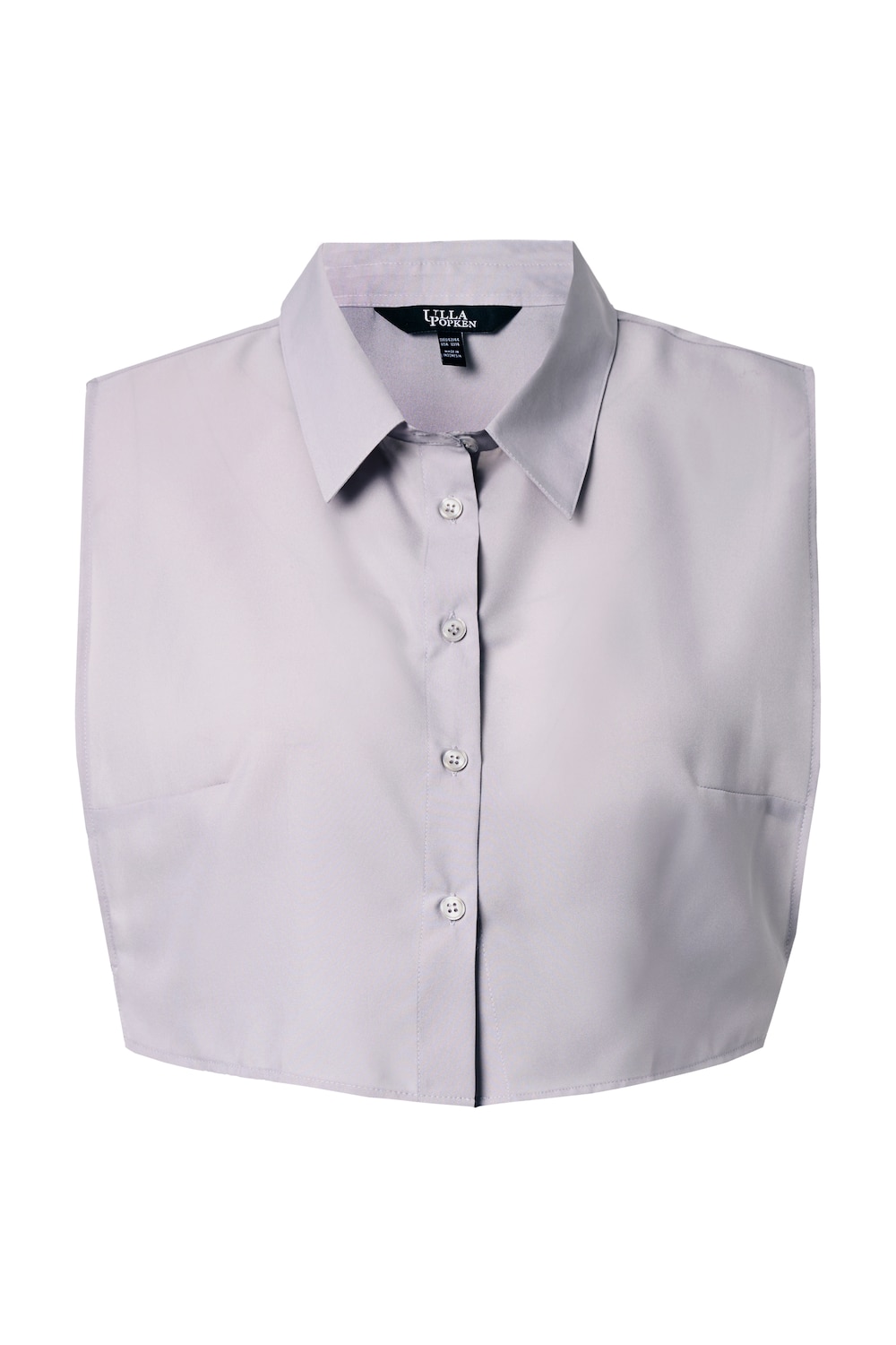 Stora storlekar bluskrage, Dam, grå, storlek: 54/56, Viskos/Polyester/Bomull, Ulla Popken