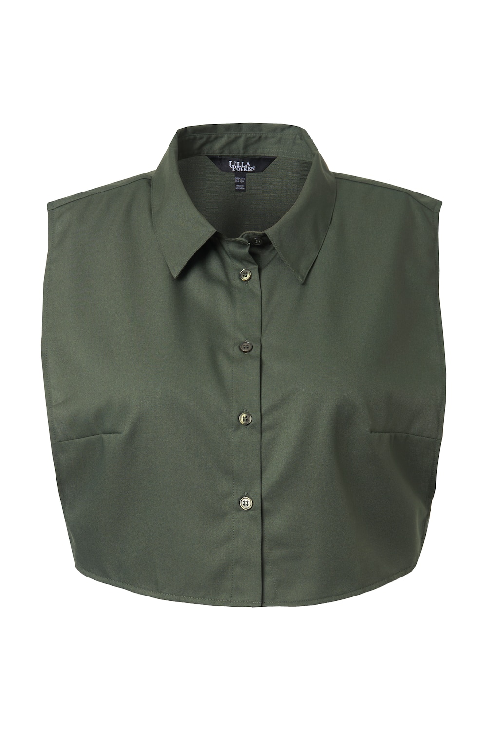 Stora storlekar bluskrage, Dam, brun, storlek: 42/44, Viskos/Polyester/Bomull, Ulla Popken