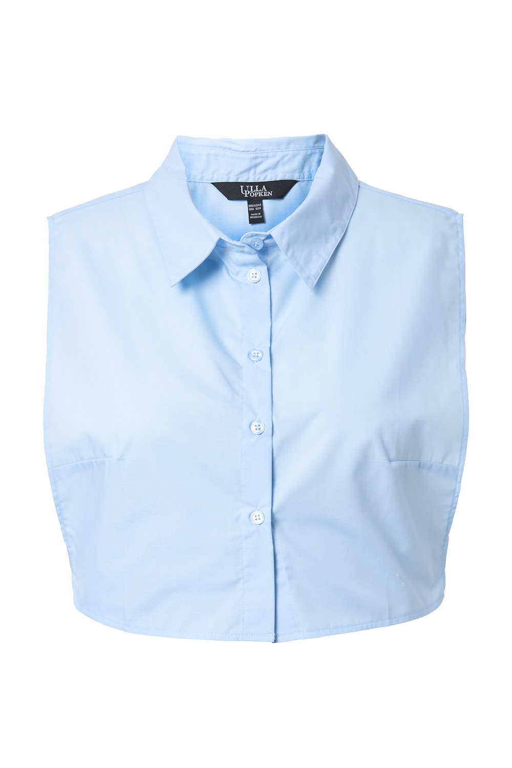 Stora storlekar bluskrage, Dam, blå, storlek: 46/48, Viskos/Polyester/Bomull, Ulla Popken