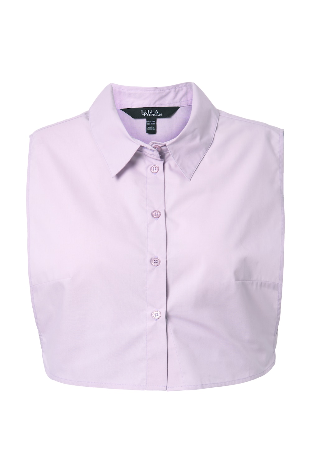 Stora storlekar bluskrage, Dam, lila, storlek: 42/44, Viskos/Polyester/Bomull, Ulla Popken