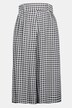 Houndstooth Print Divided Skirt