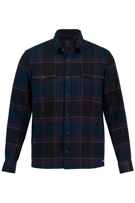 Košile, svrchní, dlouhé rukávy, flanel, Kent límeček, Modern střih