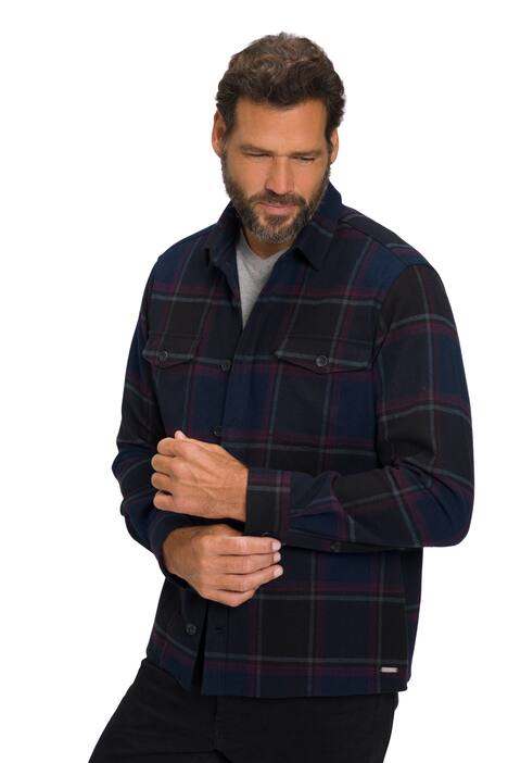 Košile, svrchní, dlouhé rukávy, flanel, Kent límeček, Modern střih