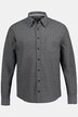 Hemd, Langarm, Fischgrat-Muster. verdeckter Buttondown-Kragen, Modern Fit