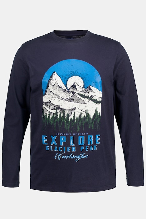 Explore Mountain Print Back Tee