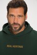 Hoodie, Schalkragen-Kapuze, Real Heritage Stickerei
