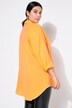 Musselin Bluse, oversized, Hemdkragen, Langarm