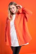 Musselin Bluse, oversized, Hemdkragen, Langarm