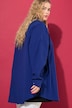 Musselin Bluse, oversized, Hemdkragen, Langarm