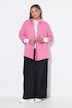 Chemisier en mousseline, oversize. Col classique, manches longues
