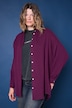 Musselin Bluse, oversized, Hemdkragen, Langarm