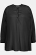 Tunika, oversized, rund hals, lång ärm, knappslå
