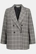 Blazer, oversized, Langarm, Woll Mix, Glencheck, zweireihig