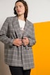 Blazer, oversized, Langarm, Woll Mix, Glencheck, zweireihig