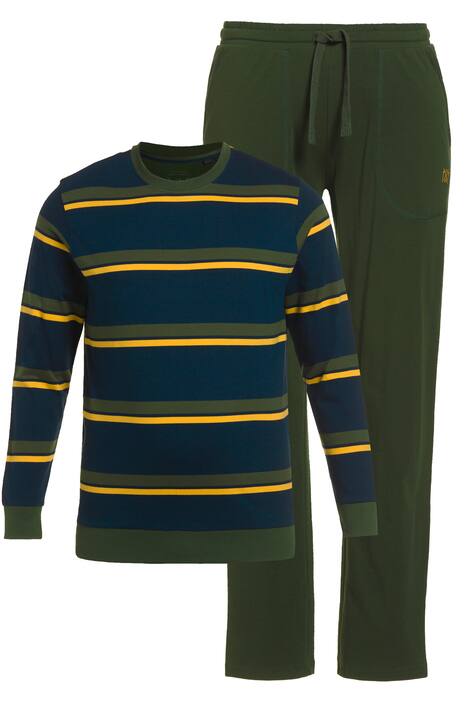 Pyžamo, dvojdílné, tričko s dlouhými rukávy, dlouhé kalhoty