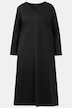 Jersey-Kleid, Midilänge, V-Ausschnitt, Langarm