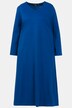 Sukienka z dżerseju, długość midi, dekolt w szpic, długi rękaw