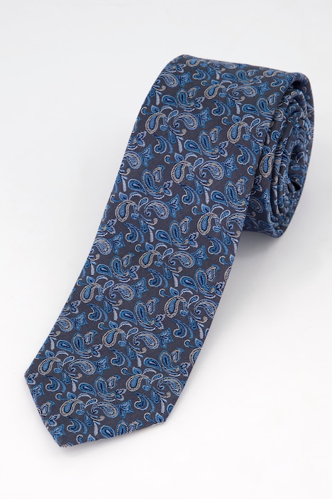 Bladeren verzamelen overhemd Rond en rond zijden stropdas, gebloemd, extra lange, 7,5 cm breed | Stropdassen |  Accessoires