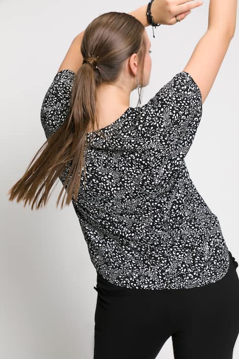 Dot Print Blouse Shirt