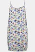 Slipdress, V-Ausschnitt, Spaghettiträger, Flower Print