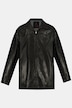 Lederjacke, Porc-Leder, Stehkragen, Webpelz Blende, Steppfutter