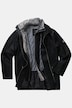 Lederjacke, Porc-Leder, Stehkragen, Webpelz Blende, Steppfutter