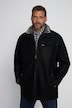 Lederjacke, Porc-Leder, Stehkragen, Webpelz Blende, Steppfutter