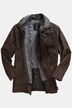 Lederjacke, Porc-Leder, Stehkragen, Webpelz Blende, Steppfutter