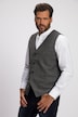 Gilet en tweed, avec patte de boutonnage, dos en maille