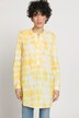 Tunika, Batik Print, Stehkragen, Langarm,