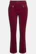 Corduroy broek Mony, comfortabele tailleband, ritszakken