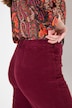 Corduroy broek Mony, comfortabele tailleband, ritszakken