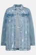 denimjakker, oversized, Longform, destroyedr denim, langærmet