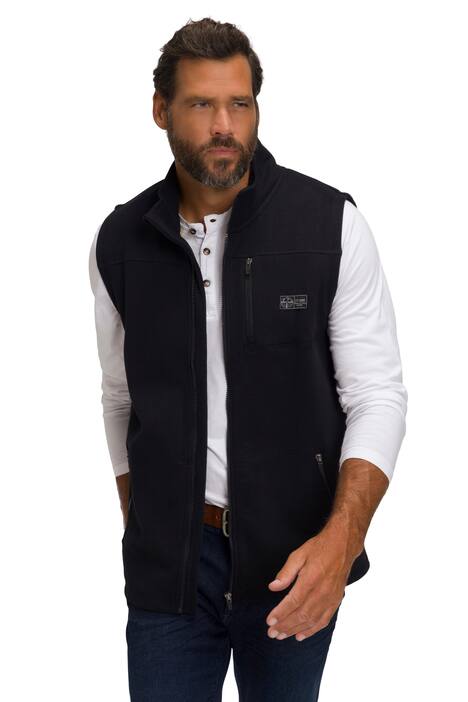 Vesta, pracovní oblečení, tepláková, stojáček, zip, kapsy