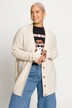 Strickjacke, lang, oversized, V-Ausschnitt, Langarm
