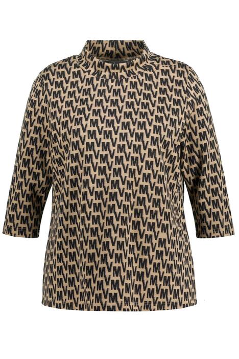 Mikina, potisk loga, límec, 3/4 rukávy