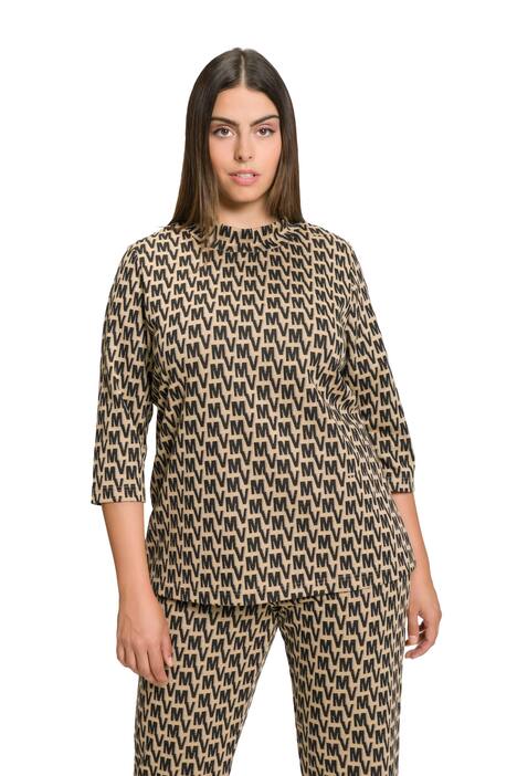 Mikina, potisk loga, límec, 3/4 rukávy