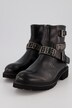 leren boots, biker look, studs, nappa leer, wijdte H