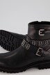 leren boots, biker look, studs, nappa leer, wijdte H