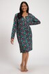 Fun Floral Long Sleeve Cotton Knit Nightgown