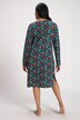 Fun Floral Long Sleeve Cotton Knit Nightgown