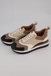 Leder-Sneaker, mehrfarbig, Plateausohle, Weite H