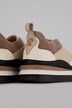 Leder-Sneaker, mehrfarbig, Plateausohle, Weite H
