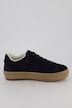 Leder-Sneaker, Wollfutter, Veloursleder, Weite H