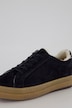 Leder-Sneaker, Wollfutter, Veloursleder, Weite H