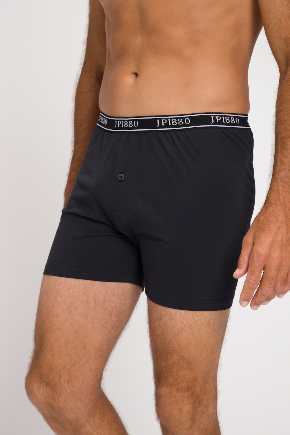 Stora storlekar Boxershorts FLEXNAMIC®, Her, svart, storlek: 8XL, Bomull, JP1880