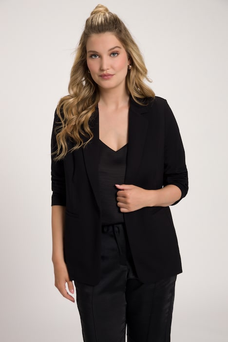 Mode Blazers Jersey blazers H&M Jersey blazer zwart casual uitstraling 