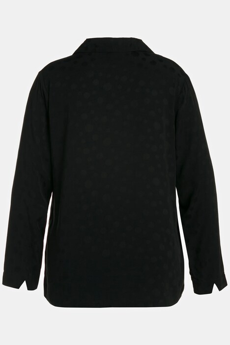 Pyjamas, prickar, kavajkrage, lång ärm