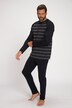 Pigiama con maglia a maniche lunghe a righe e pantaloni lunghi