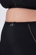 Culotte midi, dentelle transparente, doublée à l'arrière